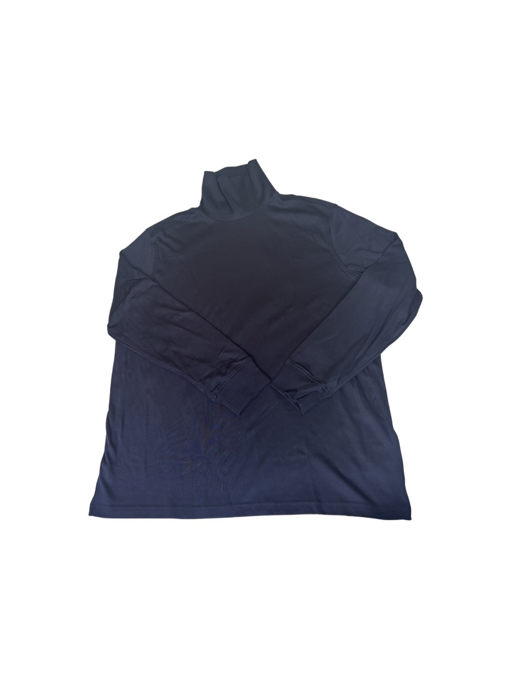Lands' End Black Long-Sleeve Turtleneck Tee